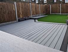 Grey Plastic Decking