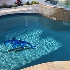 Pool Mosaics Dolphin