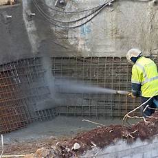 Spraying Concrete Pump