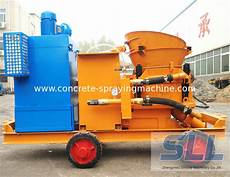 Spraying Concrete Pump